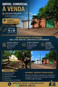 Lote/Terreno à venda, 450m² no Jardim Aureny III, Palmas