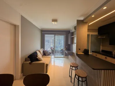 Apartamento com 1 Quarto para alugar, 56m² no Cidade Monções, São Paulo