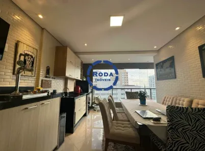 Apartamento com 3 Quartos para alugar, 128m² no Boqueirão, Santos