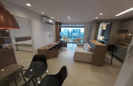 Apartamento com 1 Quarto para alugar, 53m² no Santo Amaro, São Paulo