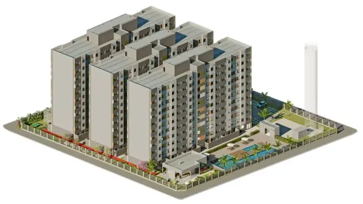 Apartamento com 2 Quartos à venda, 37m² no Iputinga, Recife
