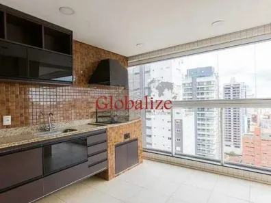 Apartamento com 3 Quartos para alugar, 125m² no Embaré, Santos