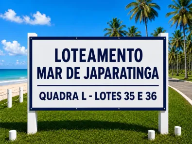 Lote/Terreno à venda, 600m² no , Japaratinga