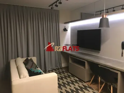 Flat com 1 Quarto para alugar, 33m² no Santo Amaro, São Paulo
