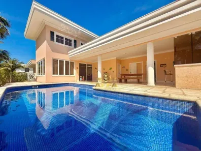 Casa de Condomínio com 5 Quartos à venda, 220m² no Balneário Praia do Pernambuco, Guarujá