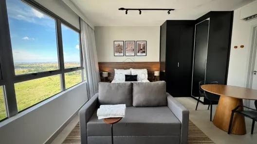 Apartamento com 1 Quarto para alugar, 33m² no Jardim Paulistano, São José do Rio Preto