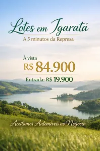 Lote/Terreno à venda, 600m² no Centro, Igaratá