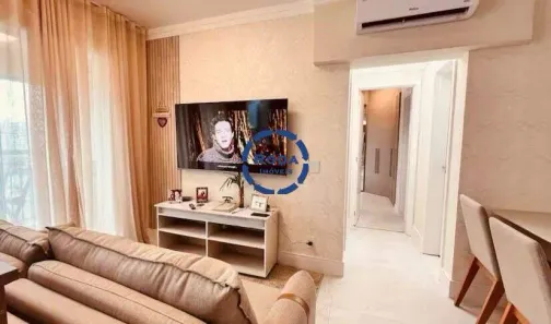 Apartamento com 2 Quartos para alugar, 63m² no Marapé, Santos