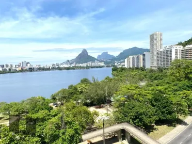 Apartamento com 4 Quartos para alugar, 160m² no Lagoa, Rio de Janeiro