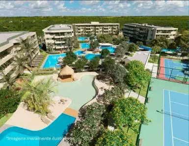 Apartamento com 2 Quartos à venda, 56m² no Porto de Galinhas, Ipojuca