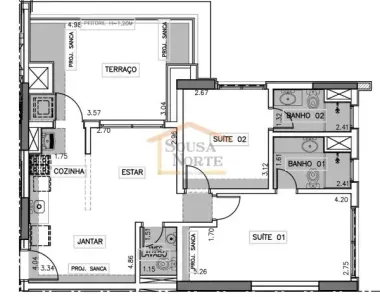 Apartamento com 2 Quartos à venda, 77m² no Pinheiros, São Paulo