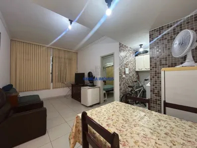 Apartamento com 1 Quarto para alugar, 50m² no Gonzaga, Santos