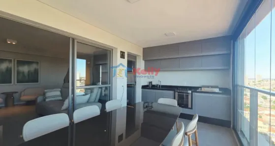 Apartamento com 3 Quartos para alugar, 83m² no Vila Ocidental, Presidente Prudente