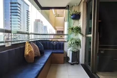 Flat com 1 Quarto à venda, 40m² no Brooklin Paulista, São Paulo