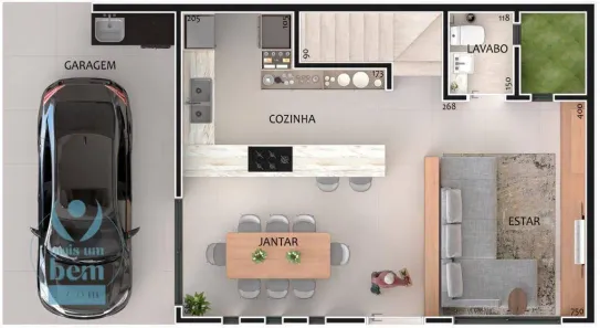 Sobrado com 3 Quartos à venda, 228m² no Bairro Alto, Curitiba