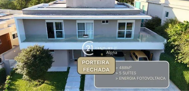 Casa de Condomínio com 5 Quartos à venda, 488m² no Alphaville, Santana de Parnaíba