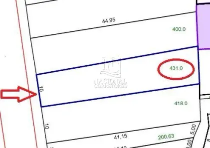 Lote/Terreno à venda, 431m² no Santa Terezinha, Santo André
