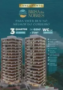 Apartamento com 3 Quartos à venda, 71m² no Cordeiro, Recife
