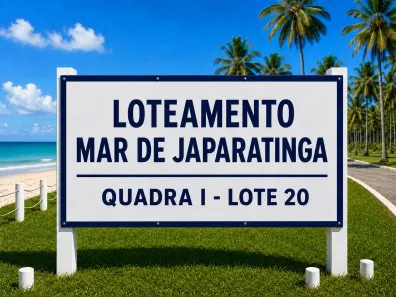 Lote/Terreno à venda, 300m² no , Japaratinga