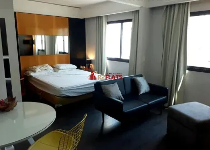 Flat com 1 Quarto à venda, 33m² no Moema, São Paulo
