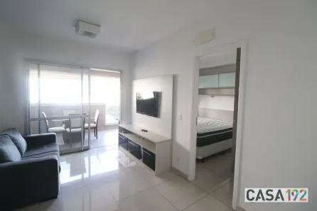 Apartamento com 1 Quarto para alugar, 53m² no Campo Belo, São Paulo