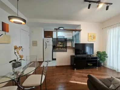Flat com 1 Quarto para alugar, 46m² no Cidade Monções, São Paulo