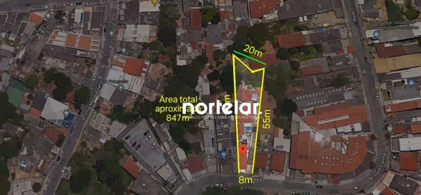 Lote/Terreno à venda, 847m² no Vila Pirituba, São Paulo