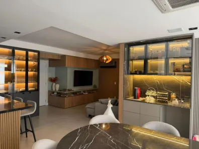 Apartamento com 3 Quartos para alugar, 110m² no Vila Aviação, Bauru