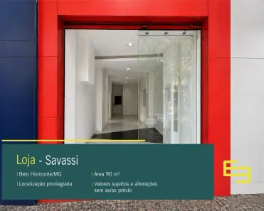 Ponto Comercial para alugar, 90m² no Savassi, Belo Horizonte
