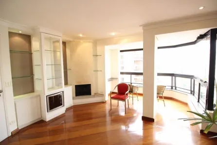 Apartamento com 3 Quartos para alugar, 186m² no Campo Belo, São Paulo