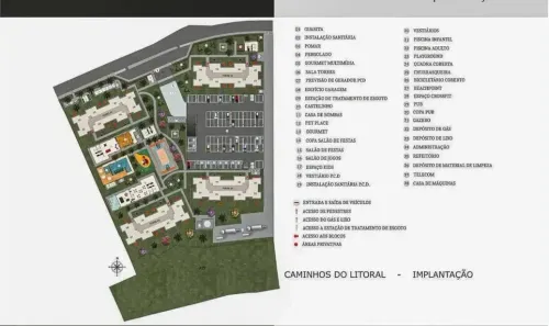 Apartamento com 2 Quartos à venda, 49m² no Buraquinho, Lauro de Freitas
