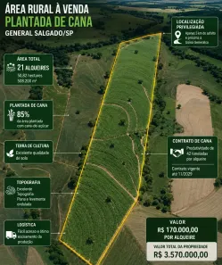 Fazenda/Sítio à venda, 580200m² no , General Salgado