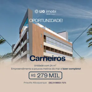 Apartamento com 1 Quarto à venda, 24m² no Tamandaré, Tamandaré