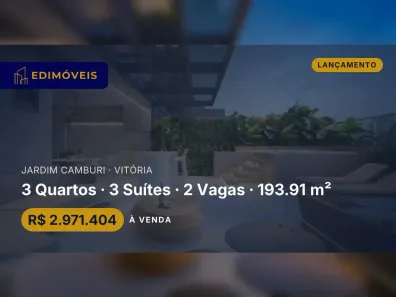 Apartamento com 3 Quartos à venda, 193m² no Jardim Camburi, Vitória