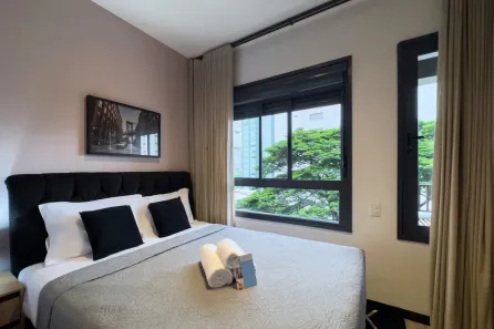 Apartamento com 1 Quarto para alugar, 23m² no Campo Belo, São Paulo