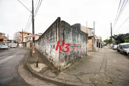 Lote/Terreno à venda, 324m² no Macuco, Santos
