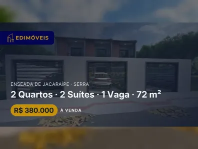Casa com 2 Quartos à venda, 72m² no Enseada de Jacaraípe, Serra