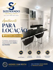 Apartamento com 2 Quartos para alugar, 45m² no Bela Vista, Palhoça