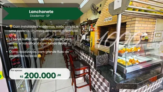 Ponto Comercial à venda, 150m² no Centro, Diadema