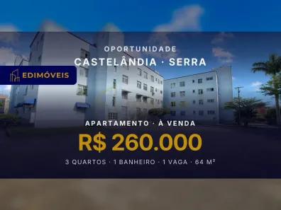 Apartamento com 3 Quartos à venda, 64m² no Castelândia, Serra