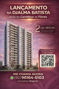 Apartamento com 2 Quartos à venda, 49m² no Flores, Manaus