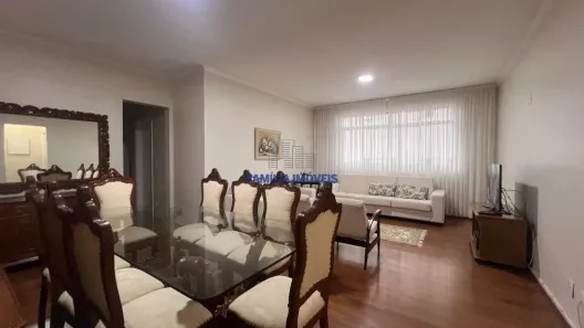 Apartamento com 3 Quartos para alugar, 125m² no Gonzaga, Santos