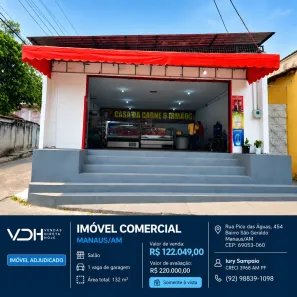 Ponto Comercial à venda, 132m² no São Geraldo, Manaus