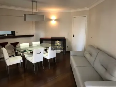 Flat com 3 Quartos para alugar, 130m² no Indianópolis, São Paulo