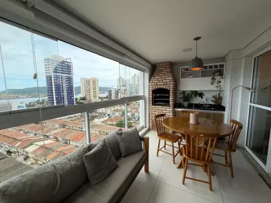 Apartamento com 3 Quartos à venda, 111m² no Ponta da Praia, Santos