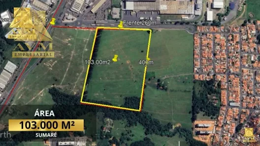 Lote/Terreno à venda, 103000m² no Parque da Amizade (Nova Veneza), Sumaré