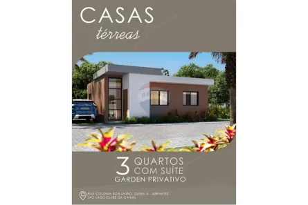 Casa de Condomínio com 3 Quartos à venda, 81m² no Boa União (Abrantes), Camaçari