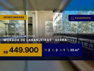 Apartamento com 2 Quartos à venda, 55m² no Morada de Laranjeiras, Serra
