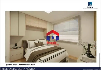 Apartamento com 2 Quartos à venda, 55m² no Santa Branca, Belo Horizonte