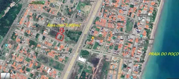 Lote/Terreno à venda, 3000m² no Recanto do Poço, Cabedelo